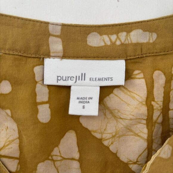 J Jill Womens Batik Top Medium - Picture 3 of 8